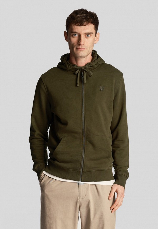 Lyle Scott Tonal Eagle Zip Through Hoodie MP002XM0V8LQ Lamoda