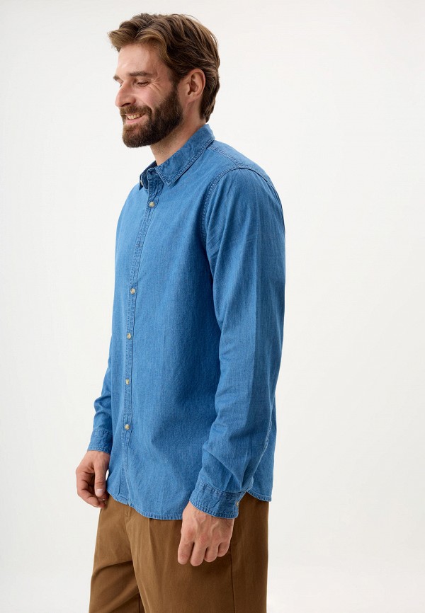 SELA Рубашка джинсовая - фото 4