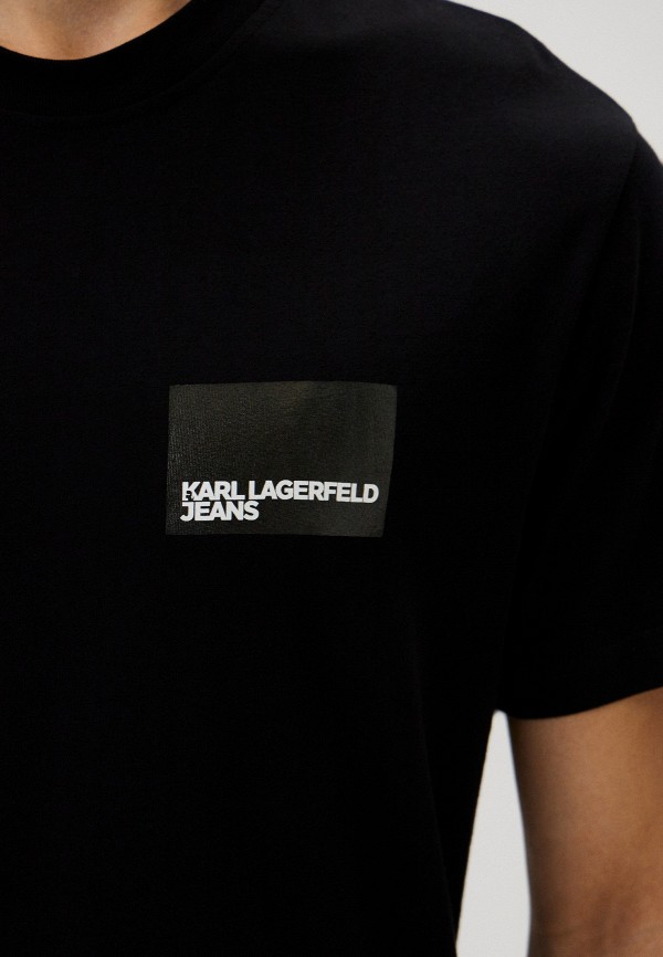 Футболка Karl Lagerfeld Jeans, цвет: черный, MP002XM0VBSU — купить в ...