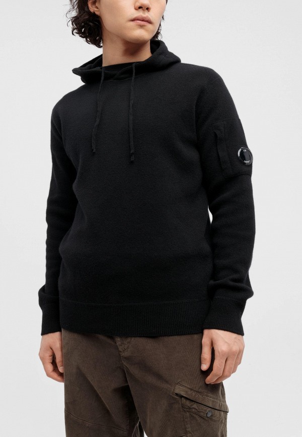 Худи C.P. Company lambswool hoodie black, цвет: черный, MP002XM0VDTL ...