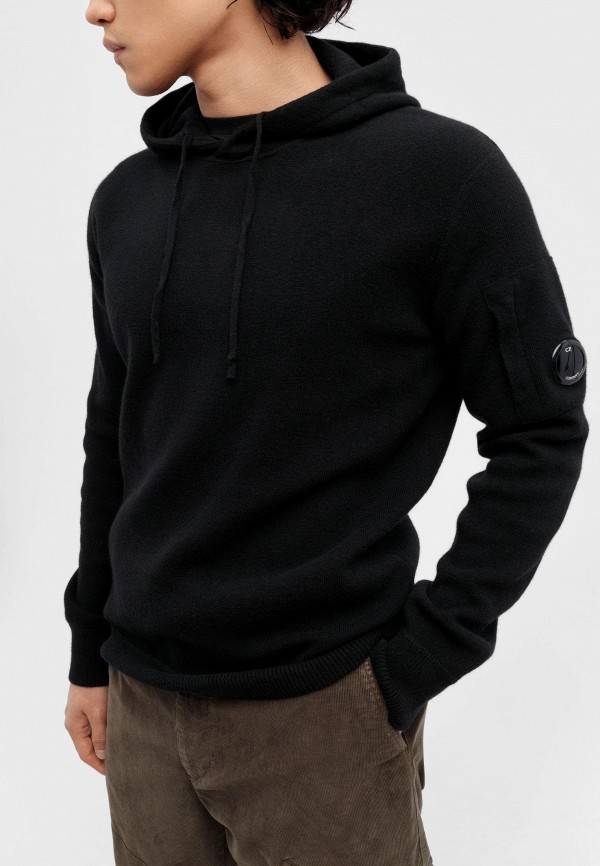 Худи C.P. Company lambswool hoodie black, цвет: черный, MP002XM0VDTL ...