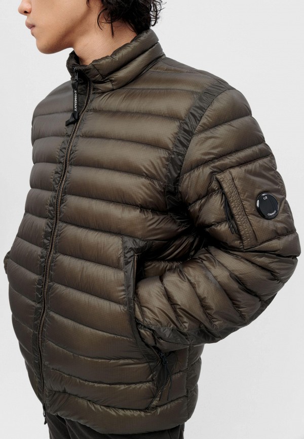 C.P. Company Пуховик - d.d.shell goggle down jacket olive night - фото 5