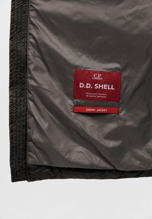 C.P. Company Пуховик - d.d.shell goggle down jacket olive night - фото 6