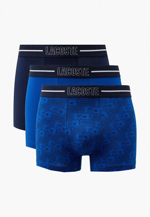 Трусы 3 шт. Lacoste, цвет: синий, MP002XM0VG2B — купить в интернет ...