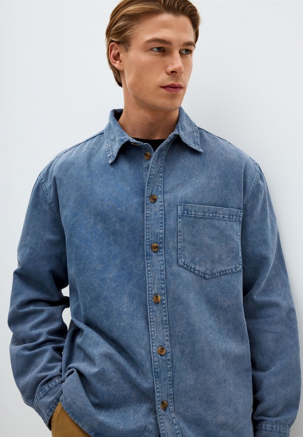 SELA Рубашка джинсовая - фото 4