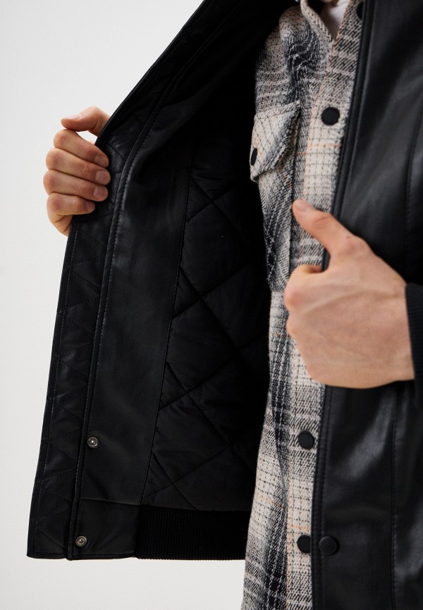 SELA Куртка кожаная утепленная - фото 4