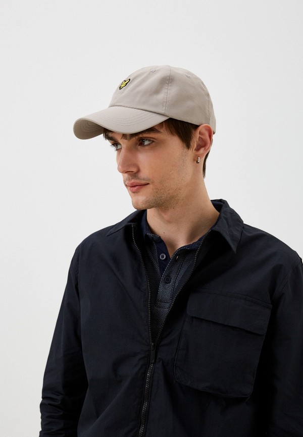 Бейсболка Lyle & Scott Ripstop Baseball Cap, цвет: серый, MP002XM14XSC ...