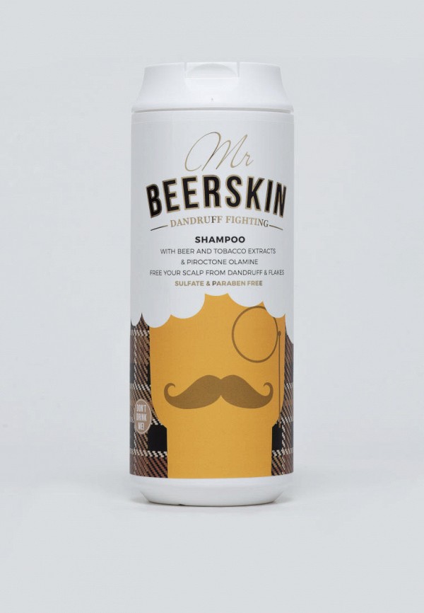 Шампунь Beerskin с пивными экстрактами, против перхоти, 440 мл, цвет ...