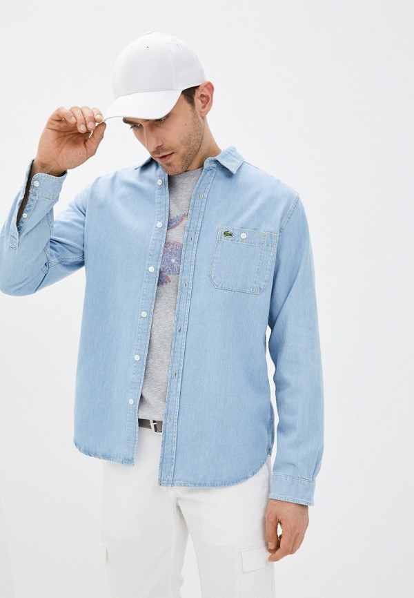 Lacoste Рубашка джинсовая - Regular Fit - фото 1
