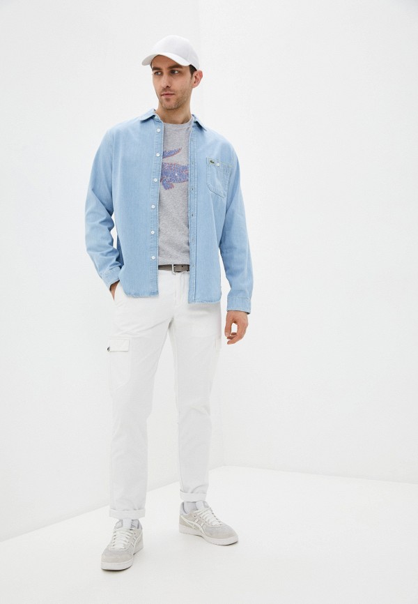 Lacoste Рубашка джинсовая - Regular Fit - фото 2