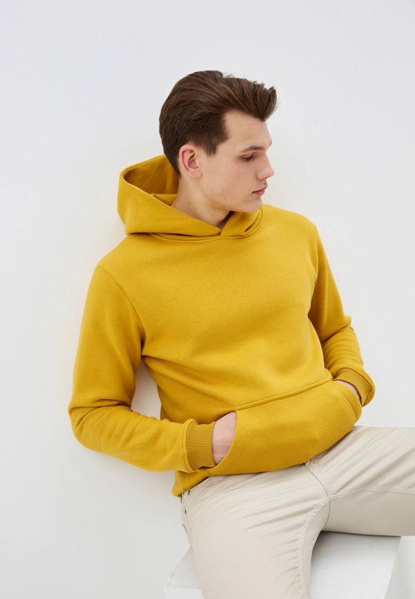 Желтая худи мужская Oversize