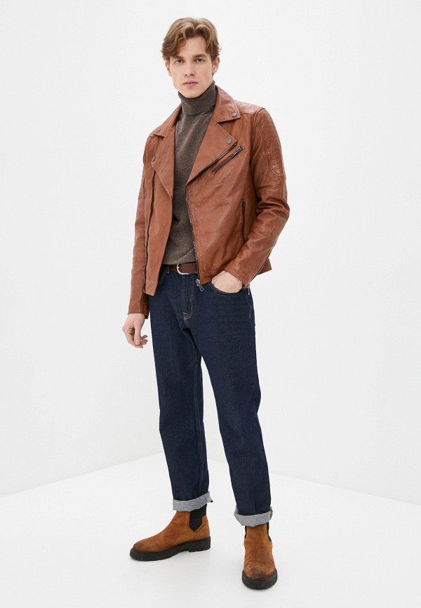 Urban Fashion for Men Куртка кожаная - фото 2