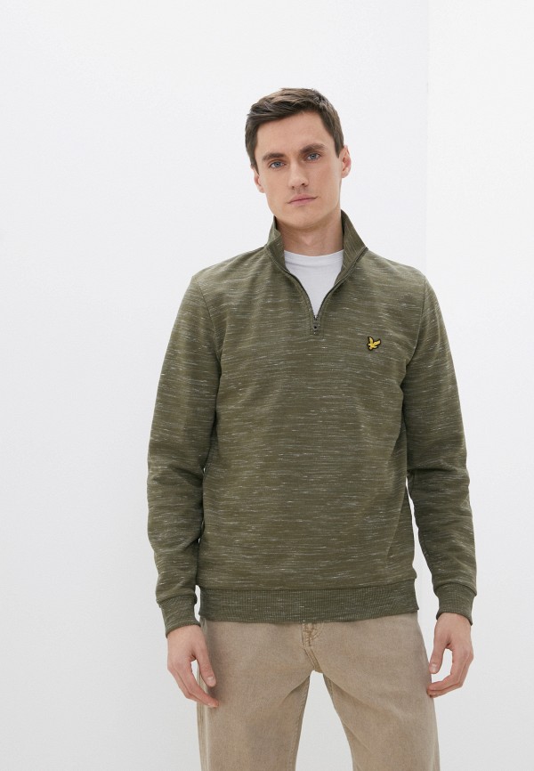 Lyle and scott space dye sweatshirt clearance
