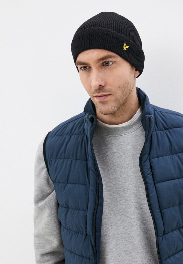 Шапка Lyle & Scott Racked Rib Beanie, цвет: черный, MP002XM1RHQ1 — купить в  интернет-магазине Lamoda