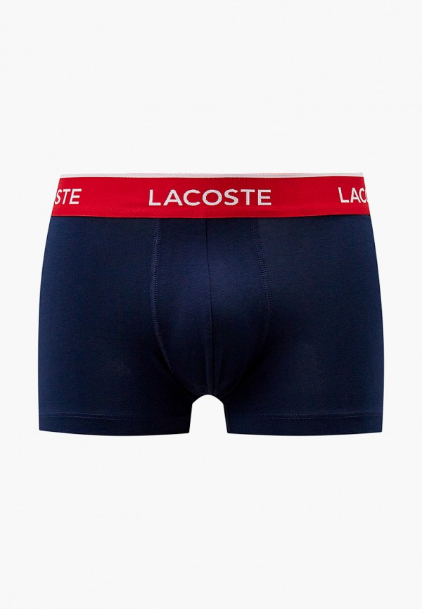 Трусы 3 шт. Lacoste, цвет: синий, MP002XM1ZBUD — купить в интернет ...