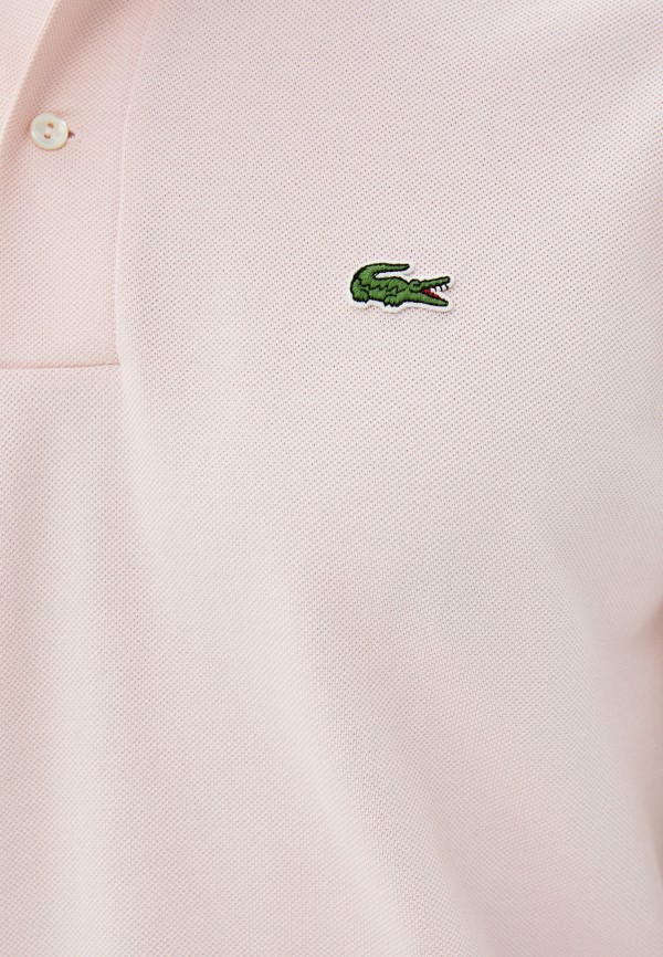 Polo lacoste rose pale cheap