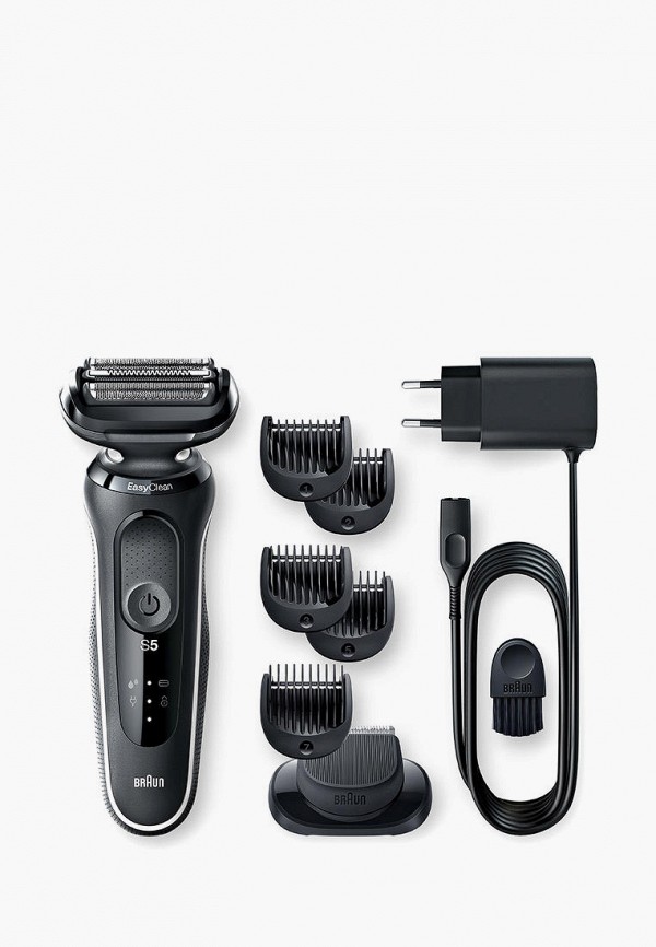 Braun Электробритва - Series 5 50-W1500s White Wet&Dry + насадка триммер с 5 гребнями - фото 3