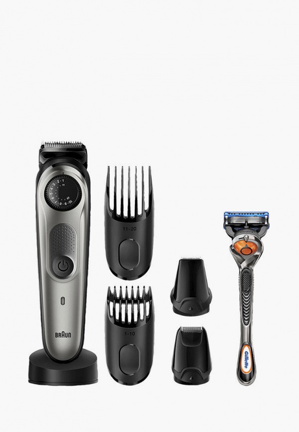 Braun Набор для бритья - для бороды и усов BT7240 с 4 насадками + Бритва Gillette - фото 1