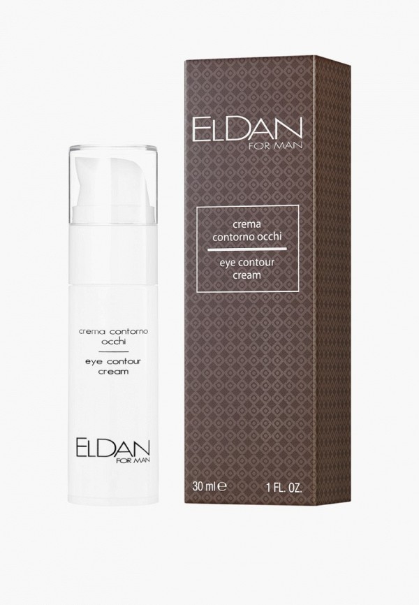 Eldan Cosmetics Крем для кожи вокруг глаз - (FOR MAN) мужской, антивозрастной, против отеков и темных кругов, 30 мл - фото 2
