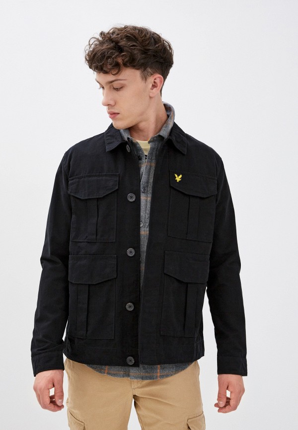Куртка Lyle & Scott Utility Jacket, цвет: черный, MP002XM20VMY