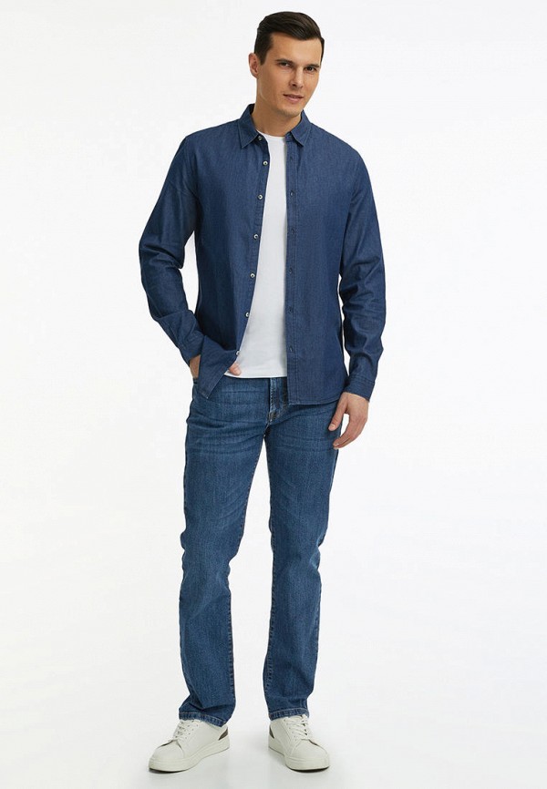 oodji Рубашка джинсовая - фото 2