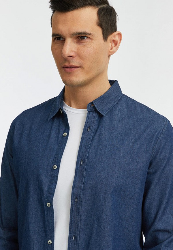 oodji Рубашка джинсовая - фото 4