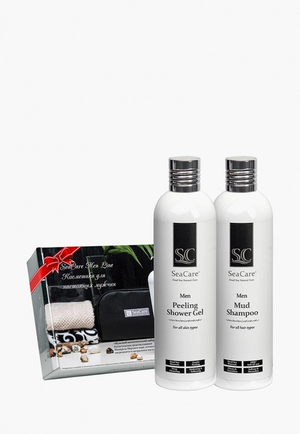 SeaCare Набор для тела и волос - Мужской №1, Грязевой шампунь и Гель для душа с минералами Мертвого Моря и натуральными ингредиентами, 2*400 мл - фото 1