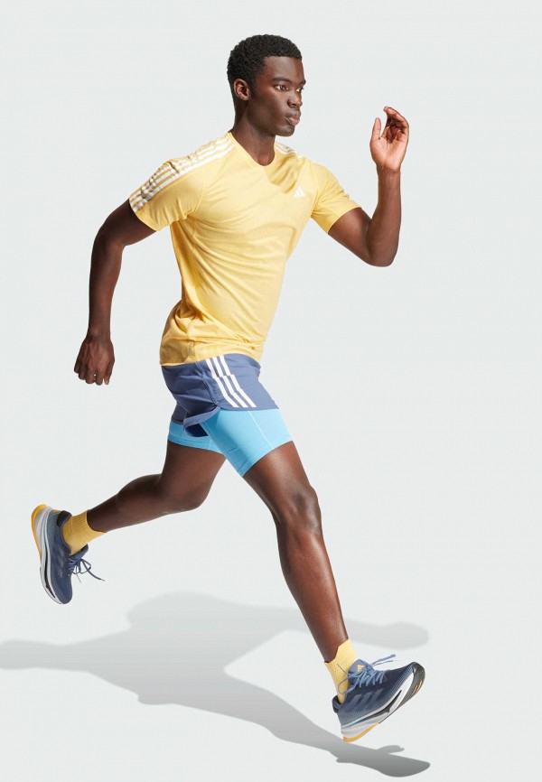 adidas Футболка спортивная - Own the Run 3-Stripes - фото 2