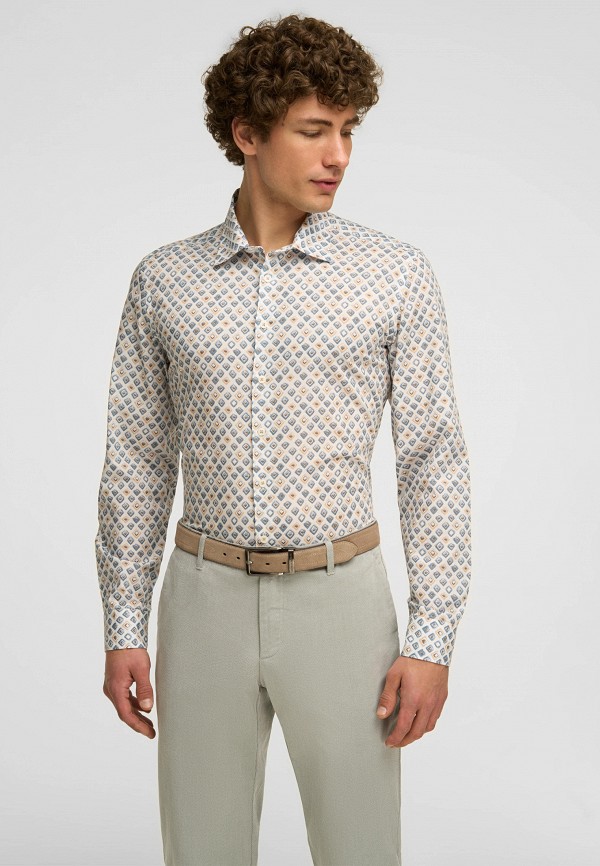 Рубашка HENDERSON SLIM FIT, цвет: бежевый, MP002XM25954 — купить в ...