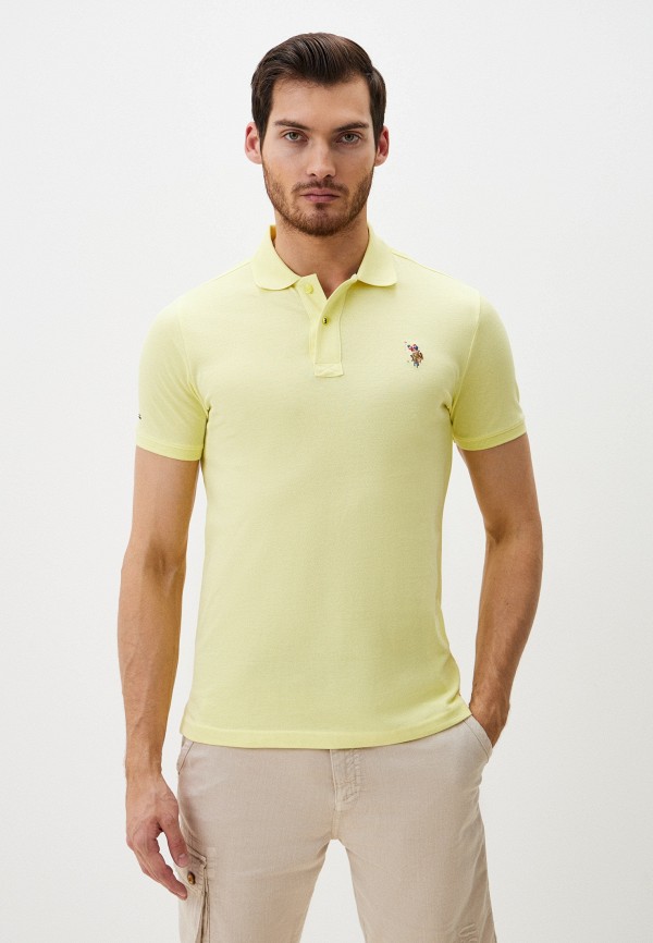 Поло U.S. Polo Assn., цвет: желтый, MP002XM25CMH — купить в интернет ...