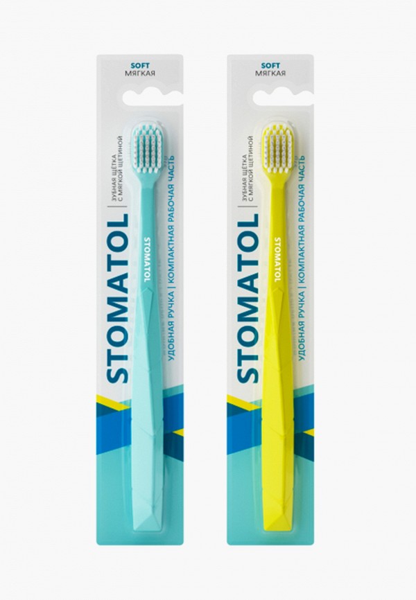 Stomatol Зубная щетка - для взрослых, с мягкой щетиной - фото 4
