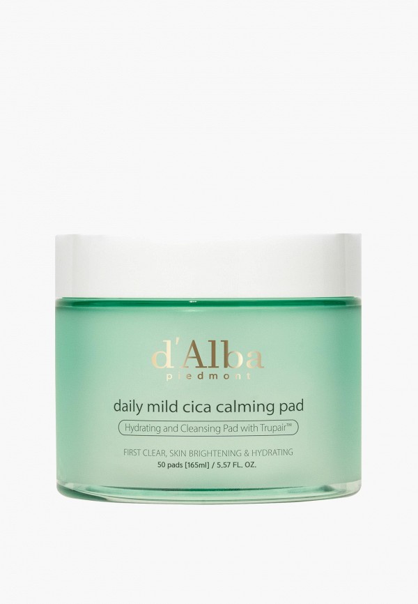 d'Alba Тонер-пэды для лица - успокаивающие и увлажняющие - фото 1