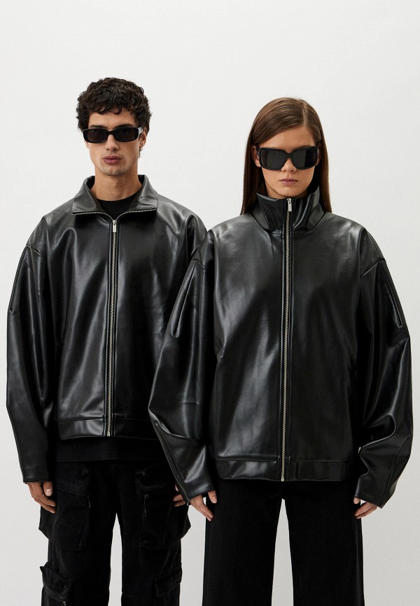 Berhasm Куртка кожаная - Off Shoulder - фото 1