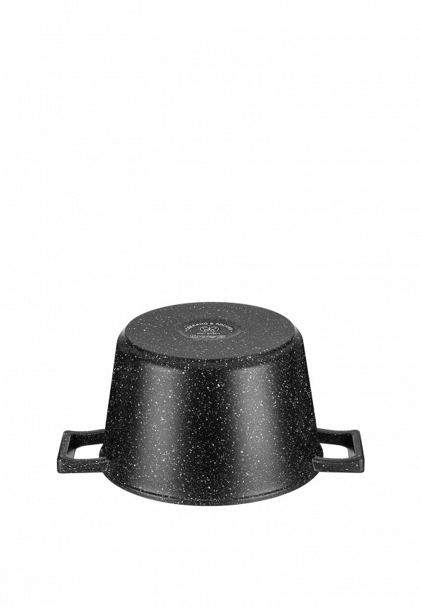 Elan Gallery Кастрюля и крышка - 3 л 28,5х21х20 см Гармония вкуса Черный мрамор - фото 4