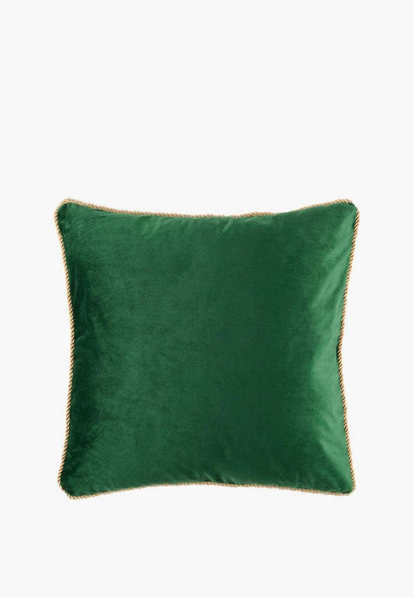 Moroshka Подушка декоративная - бархатная с золотым кантом Zolotoy Roy 50х50 см - фото 1