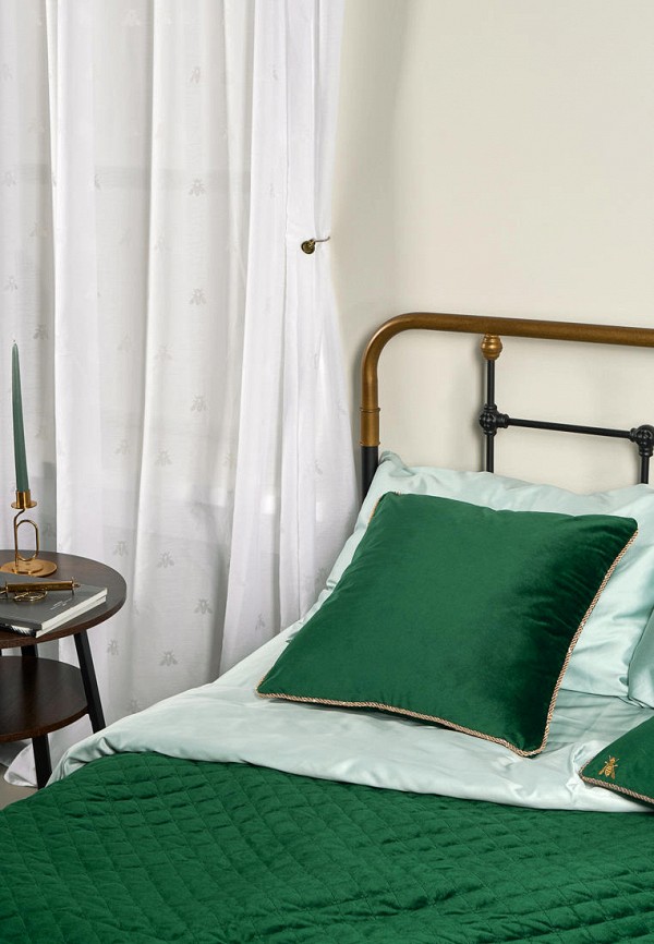 Moroshka Подушка декоративная - бархатная с золотым кантом Zolotoy Roy 50х50 см - фото 4