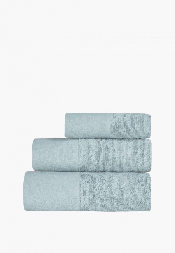 Bellehome Комплект полотенец - махровых Верона Атлантик 50х70 + 50х100 + 70х140 - фото 1