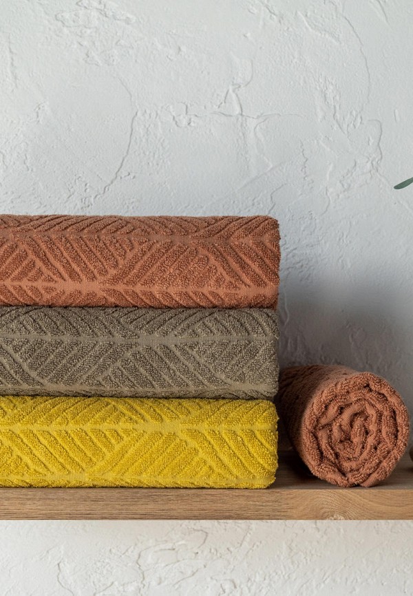 Bellehome Полотенце - махровое Рио Янтарь 50х100 - фото 6