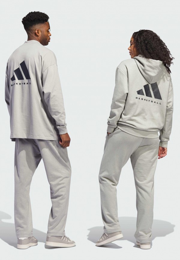 adidas Брюки спортивные - Basketball Sueded - фото 2