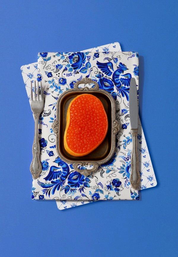 Унисон Комплект кухонных полотенец - 45х60 (3 шт) Гжель - фото 5