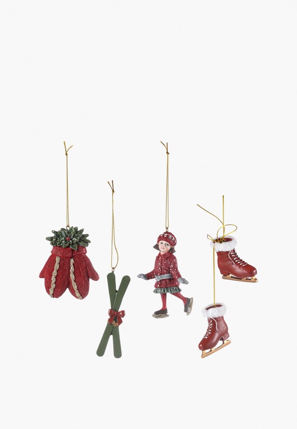 Tkano Набор елочных игрушек - Heritage Holidays 5 шт - фото 1