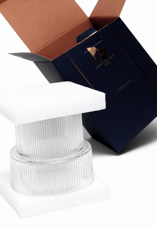 LightDelight Ваза - Ваза для цветов интерьерная Glass vase, прозрачная, 18 см - фото 3