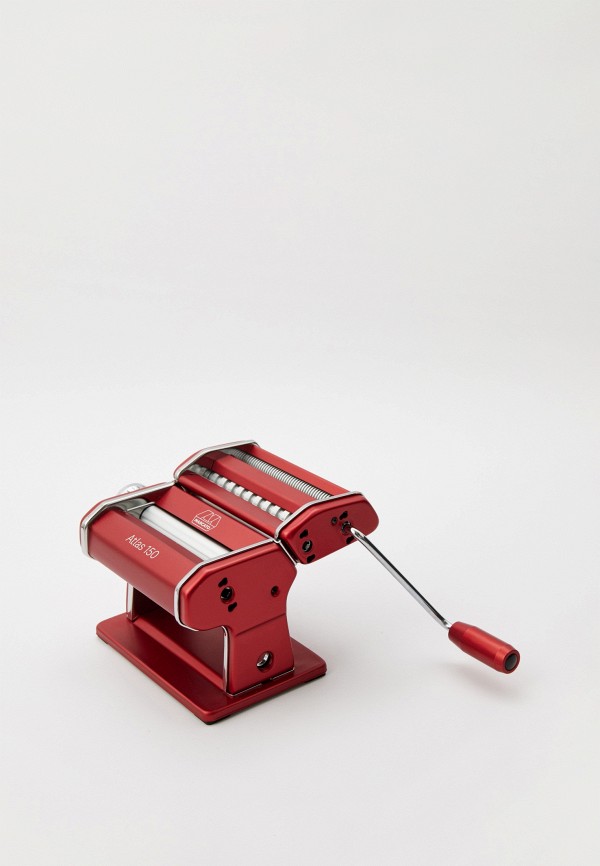 Marcato Машинка для пасты - лапшерезка ручная итальянская с насадками для феттучини и тальолини + нож для теста Marcato Pastawheel Atlas 150 - фото 2