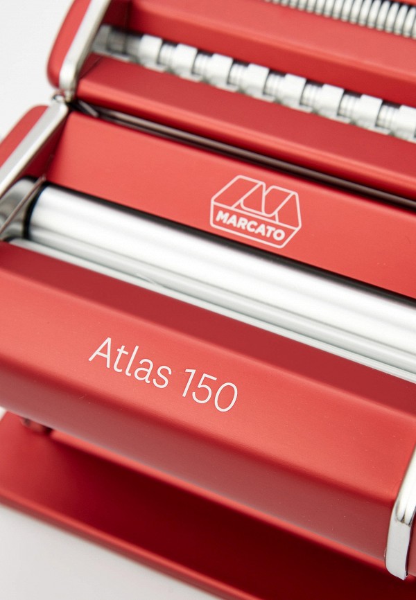 Marcato Машинка для пасты - лапшерезка ручная итальянская с насадками для феттучини и тальолини + нож для теста Marcato Pastawheel Atlas 150 - фото 4