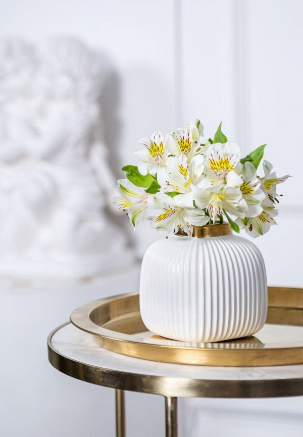 Mandarin Decor Ваза - Сан-Ремо белое золото, 1,1 л - фото 4