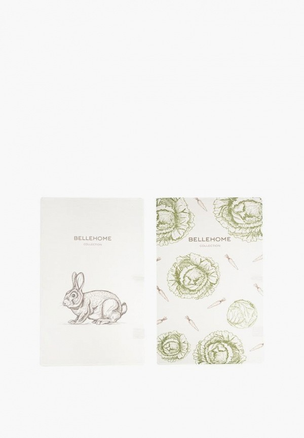 Bellehome Комплект кухонных полотенец - Bunny 40х70 2 шт. хлопок/лен - фото 1