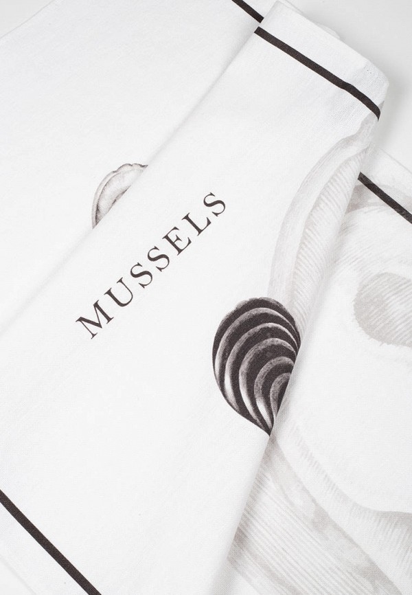 Bellehome Комплект кухонных полотенец - Mussels 40х70 2 шт. хлопок/лен - фото 6