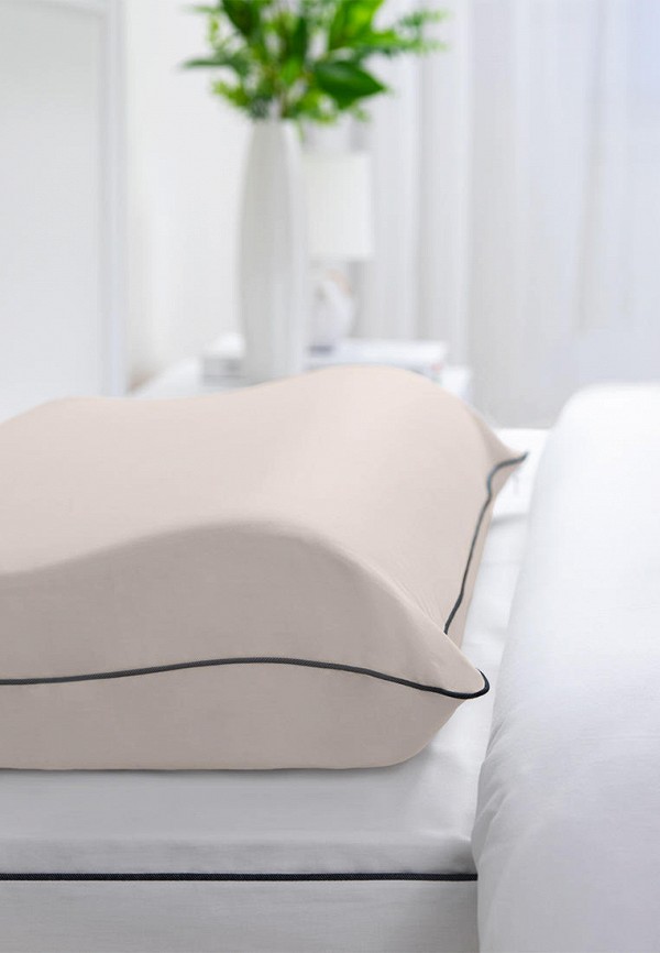 Soft Silver Наволочка - для анатомической подушки, 48х68 см, Антибактериальная, Песчаный берег - фото 4