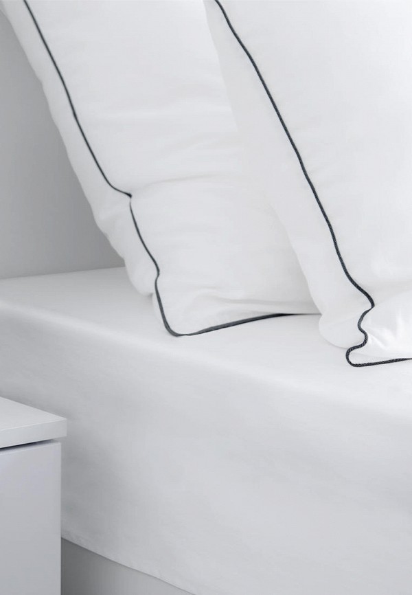 Soft Silver Простыня 1,5-спальная - Антибактериальная, 180х215, Альпийский снег - фото 2