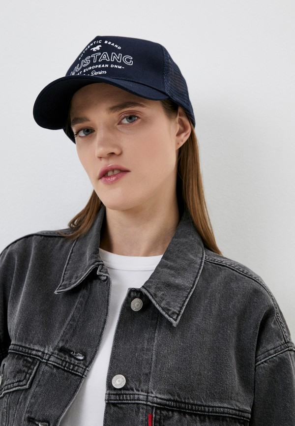 Бейсболка Mustang MUSTANG Cap, цвет: синий, MP002XU00NXI — купить в ...